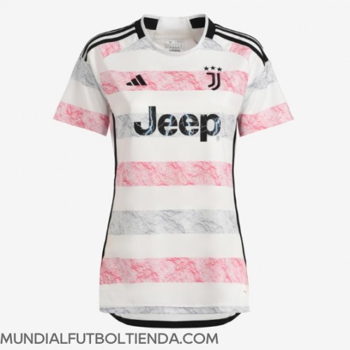 Camiseta Juventus Segunda Equipación Replica 2023-24 para mujer mangas cortas